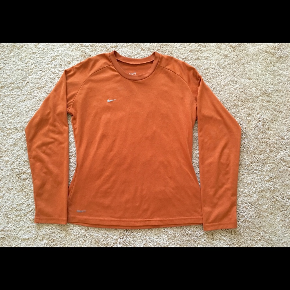 Boys Nike DriFit long sleeve shirt, size L